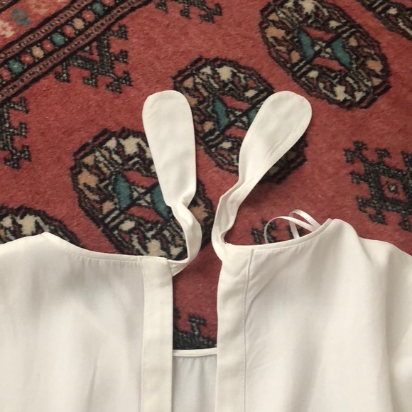 Zara Tie Back Short Sleeve Shirt - Picture 13 of 13